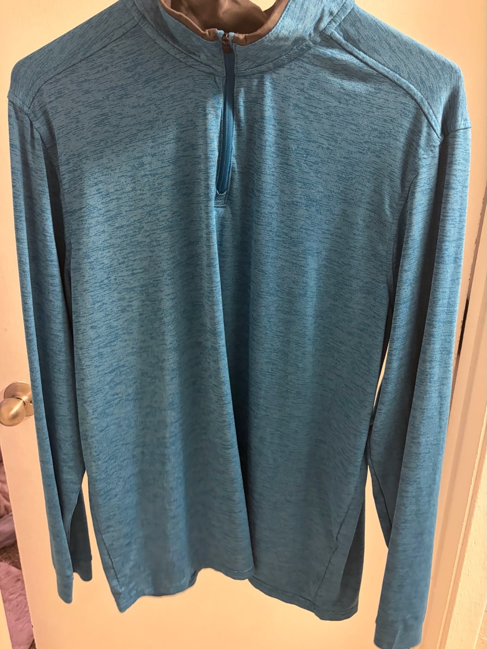 Under Armour Golf Blue HeatGear 1/2 Zip Pullover Men's Size Large